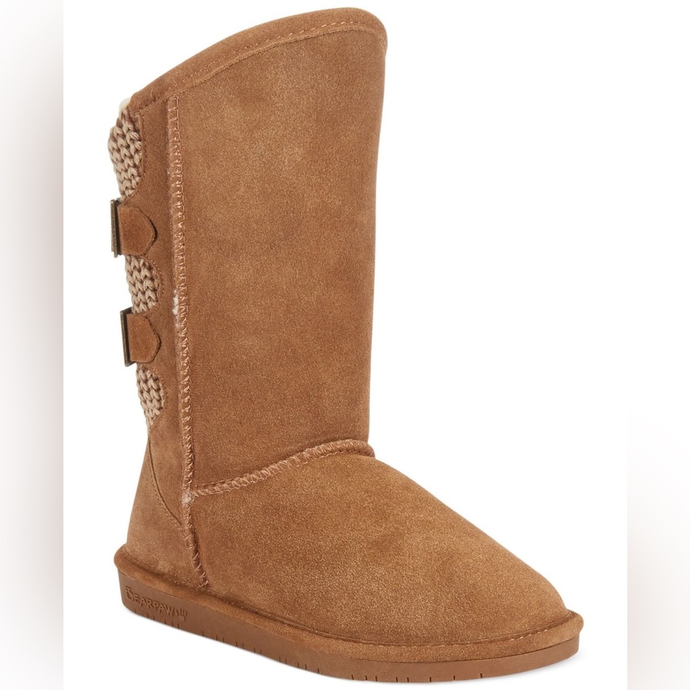 Bearpaw boshie brown winter boots size 5
